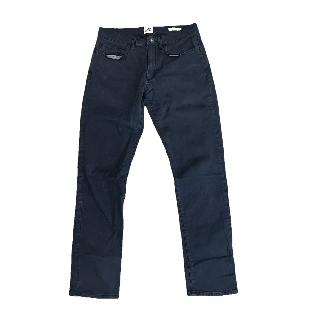 Flint And Tinder Pants Mens 29x30 Preppy Chino Slim Fit Classic Casual Gray‎
